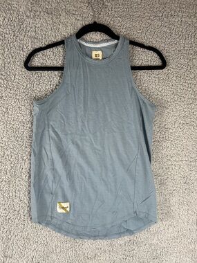 Tracksmith Harrier Sleeveless Merino Wool Light Blue Tank Top Size XS
